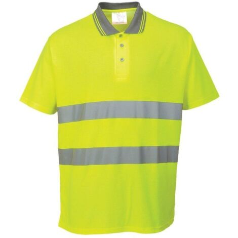 Polo Confort Coton Couleur : Jaune Taille M - Portwest