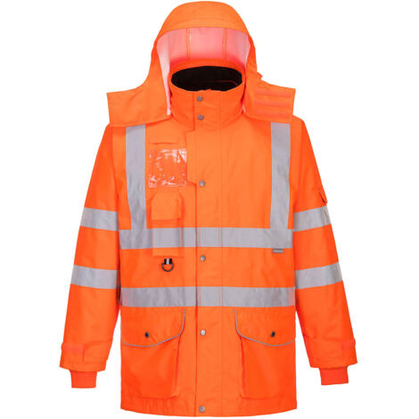 Veste imperméable haute visibilité Portwest Traffic RT27 7 en 1 - L (1/5)