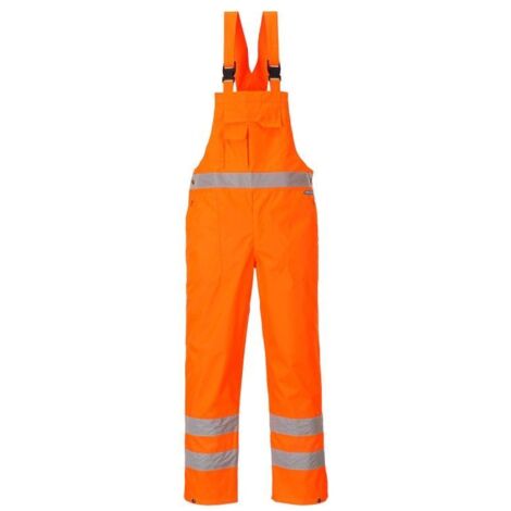 Cotte à Bretelles Hi-vis Non Doublée Couleur : Orange Taille M - Portwest (1/2)
