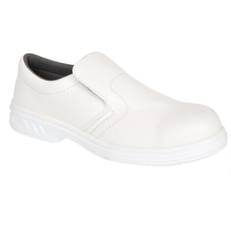 Chaussures de cuisine Portwest Mocassin S2 Blanc 37.