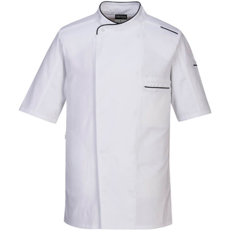 Veste Chef Surrey Blanche Confort Et Durabilité Professionnels - Portwest (1/2)