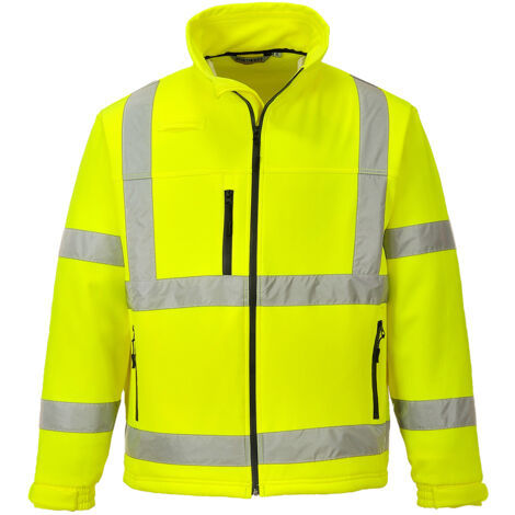 Veste Softshell Classic Hi-vis (3 Couches) Couleur : Jaune Taille Xxxl - Portwest (1/2)