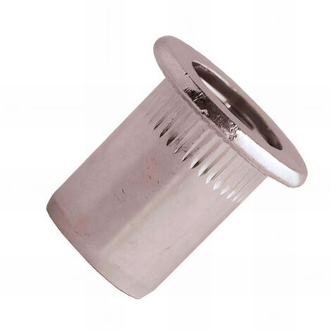 Ecrou A Sertir Inox A2 Tete Plate M6 X 14 5 Mm - Sbox De 100