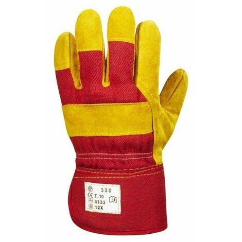 Gant Croute De Vachette Moletonne Polaire Taille 10