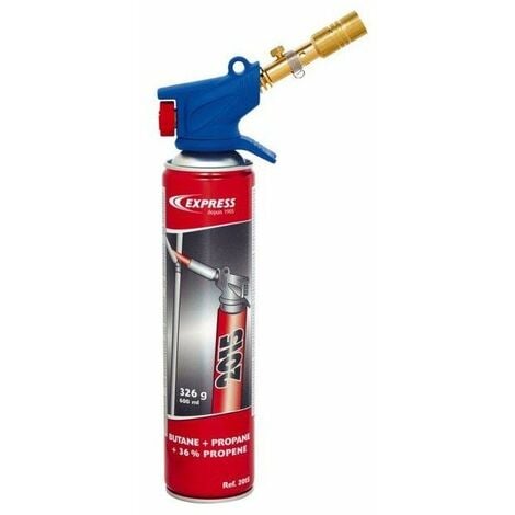 Guilbert Express – Lampe à souder professionnelle pour plomberie – Flamme puissante et stabilisée – Autonomie cartouche butane – Lance incluse (1/5)