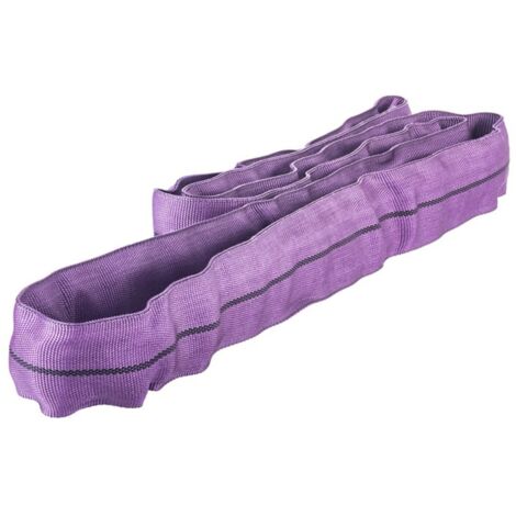 Elingue ronde sans fin 1T 1m violet – Polyester résistant à l'abrasion – Coefficient de sécurité 7 – Pour levage charges lourdes – Murtra
