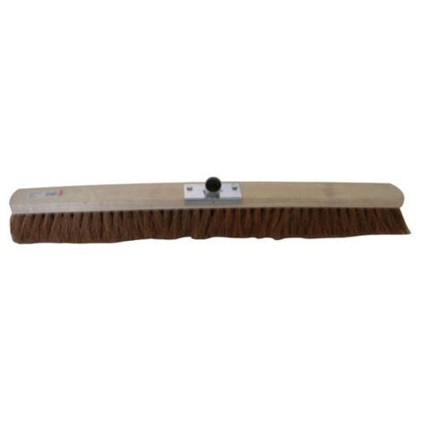 Balai Industriel Coco 100cm Fibres Coco Naturelles, Douille Métal Inclinée - Brosserie Thomas