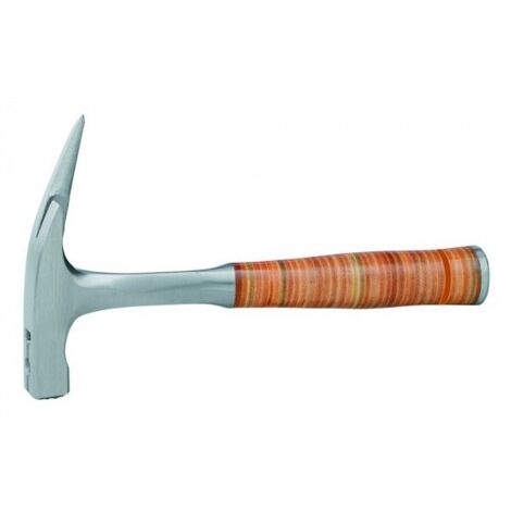 Edma – Marteau de charpentier forgé – Acier forgé, manche cuir – Longueur 320 mm, porte-clou magnétique – Pour bois dur et teck (1/3)
