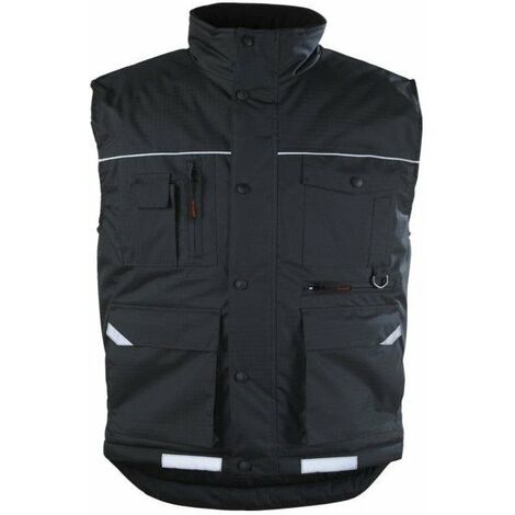 Gilet multipoches ripstop noir taille s