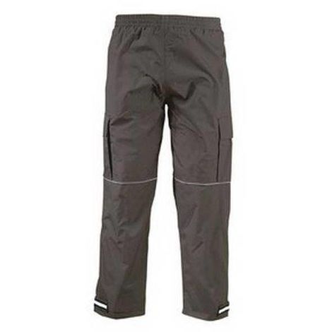 Pantalon Ripstop Noir 100% Polyamide Enduit Pu Respirant Taille Xl (1/2)