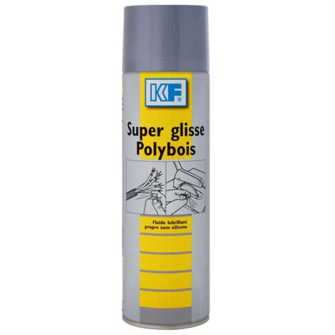 Lubrifiant super glisse polybois - Capacite : 650 ml - Type : Aérosol - Modele : Bombe - KF