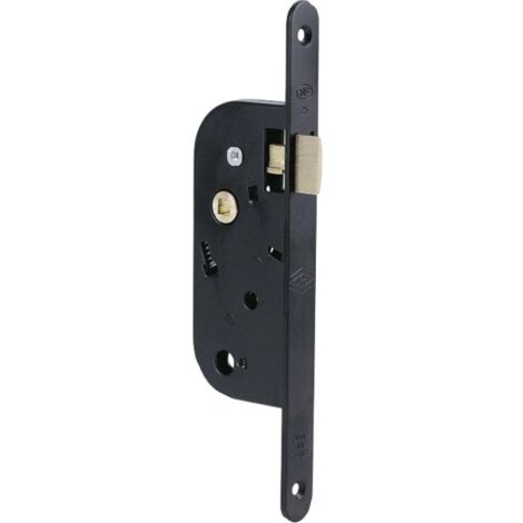 Serrure A Mortaiser 1 Point Bdc Tetiere 20 Mm Axe 40 Mm Noir Reversible (1/3)