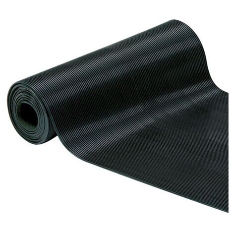 ID Mat Tapis de séchage, 100% Caoutchouc, Noir, 1x10 (1/4)