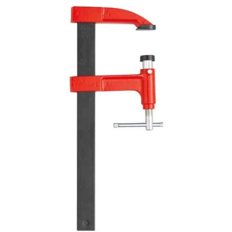 Bessey – Serre-joint à pompe 400mm – Puissance de serrage 10 000 N – Saillie réglable 80 à 150mm – Rail en acier traité pour durabilité