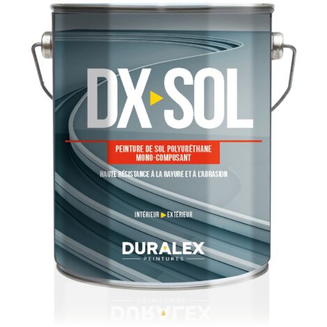 Duralex – Peinture de marquage polyuréthane résistante à l'eau et à l'huile – Anti-poussière – Pour sols intérieurs et extérieurs – 3L
