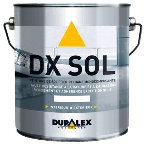 Duralex – Peinture de marquage polyuréthane gris perle 7035 15L – Résistante à l'eau et aux hydrocarbures – Anti-poussière pour sols intérieurs et extérieurs