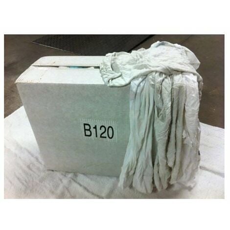 Chiffon Blanc coton n°1. Carton de 10 kilos
