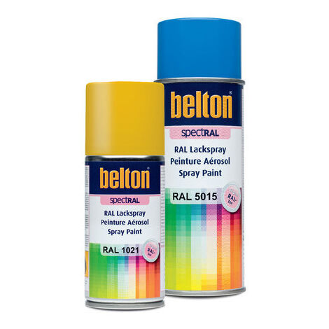 Peinture Aérosol Spectral Brillant 400ml Ral 9006 Aluminium Blanc - Belton
