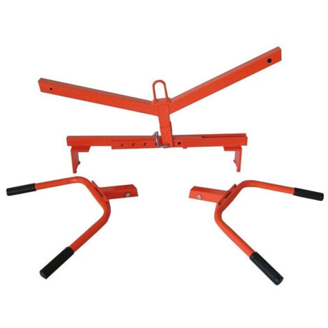 Finish – Pose bordures réglable et démontable – Dimensions de 0,50 m à 1 m – Charge max 150 kg – Châssis acier époxy – Anneau de suspension inclus (1/5)