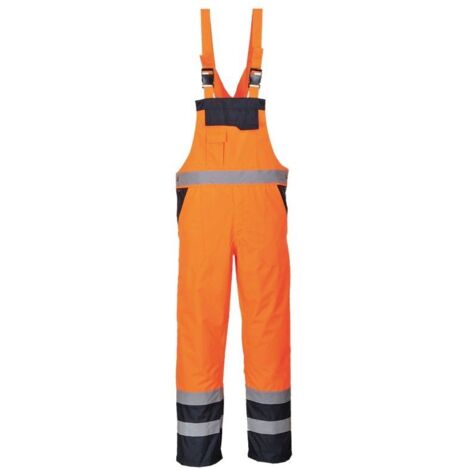 Cotte Bicolore Matelassée Couleur : Orange Taille L - Portwest (1/2)