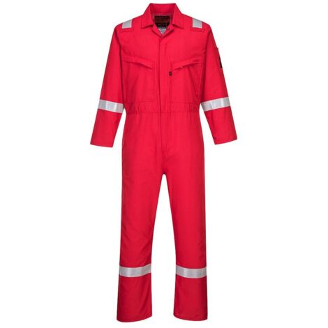 Combinaison Araflame Silver Couleur : Rouge Taille 54 - Portwest (1/2)