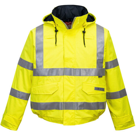 Blouson pilote HV Pluie Bizflame Jaune 5XL (1/2)