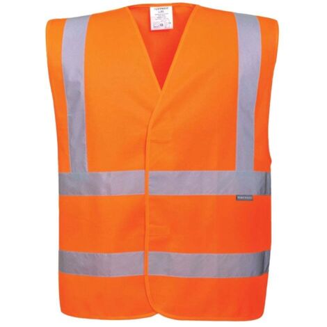 Gilet Hi-vis Baudrier & Double Ceinture Couleur : Orange Taille L/xl - Portwest