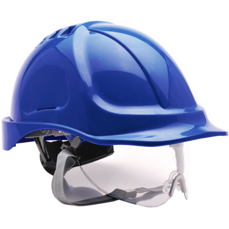 Casque de chantier ENDURANCE VISION Portwest Bleu .