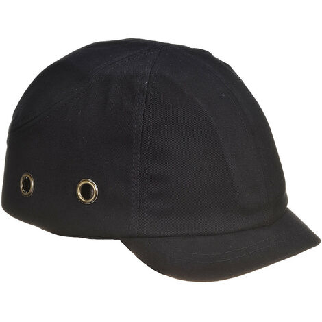 Portwest – Casquette anti-heurt visière courte – Norme EPI EN 812 – Coque ABS – Mousse EVA haute densité – Ajustement par bandes auto-aggrippantes