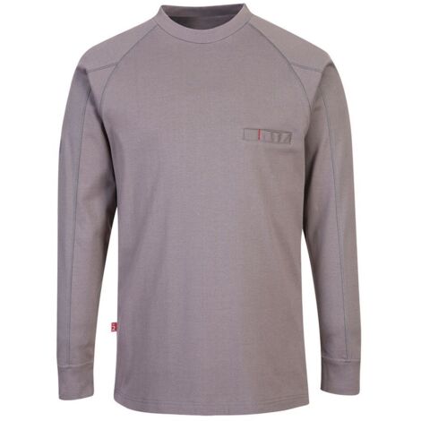 Sweat Col Rond Antistatique Fr Couleur : Gris Taille S - Portwest (1/2)