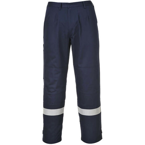 Pantalon Bizflame Plus Couleur : Marine Tall Taille Xl - Portwest (1/2)