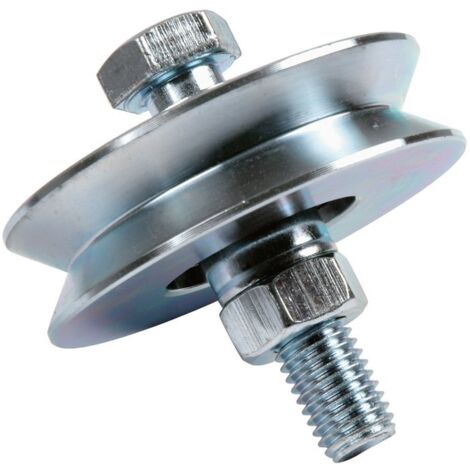 Mantion – Galet acier S-rail 80mm – Roulement haute capacité 200kg – Conçu pour rails en V – Glissement fluide et silencieux