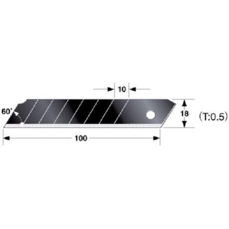 Lames Razar 25 Mm Pour Cutter Pack De 10 Pièces - Tajima