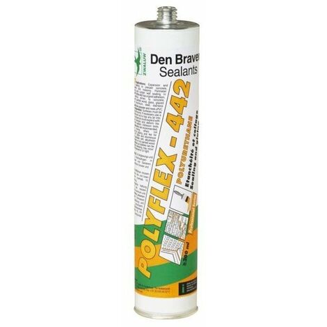 Mastic colle polyurethane polyflex 442 noir 300ml