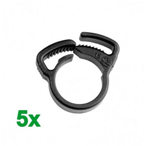 2 Clips De Fixation Pour Tuyau Nylon - Pour Kayak, Bateau, Support Canne à Pêche - Noir, Résistant à L'Eau De Mer
