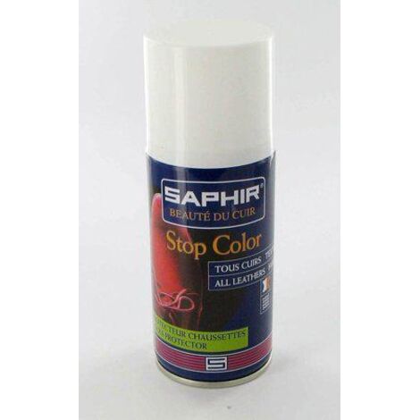 Stop Color Saphir 150 ml – Stabilisateur de couleur pour cuir, daim et nubuck – Protection contre décoloration sur textile et peau (1/4)