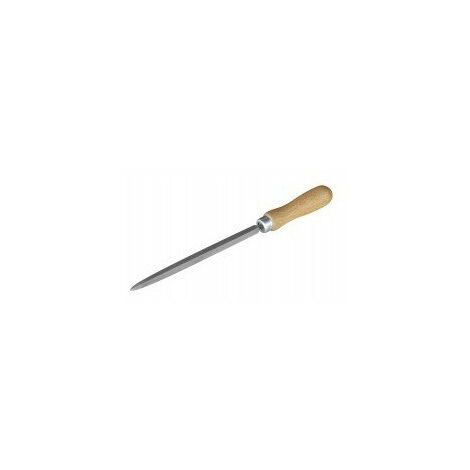 Outifrance – Affiloir triangulaire pour affûtage précis – Lame triangulaire 13 mm – Longueur 200 mm – Pour bois dur et teck (1/3)