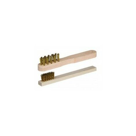 Brosse à Bougie (3 Rangs 100% Laiton) - Outifrance