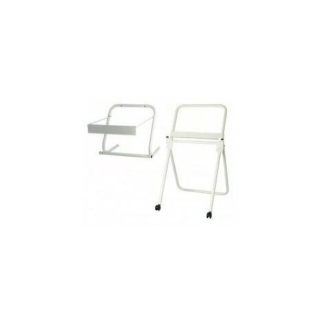 Outifrance – Dévidoir mural en acier blanc – Largeur bobine 300 mm – Pour bobines industrielles – Utilisation en garage et atelier (1/3)