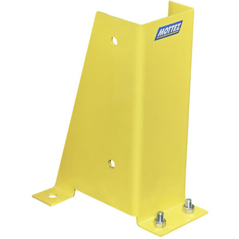 Mottez, Butoir de protection en acier, hauteur 350 mm, jaune, (1/2)