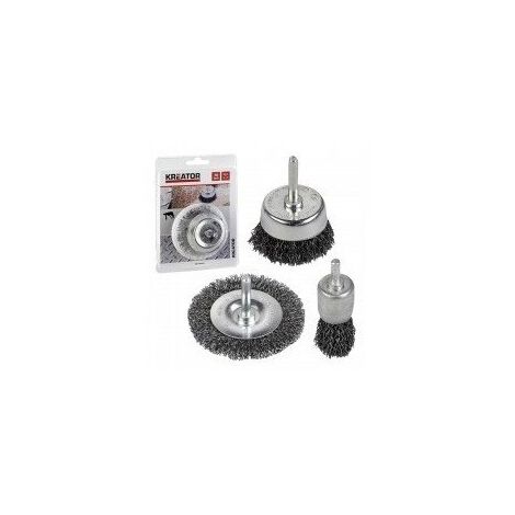 Brosse Métallique Rotative Plate ø 100 Mm - Kreator