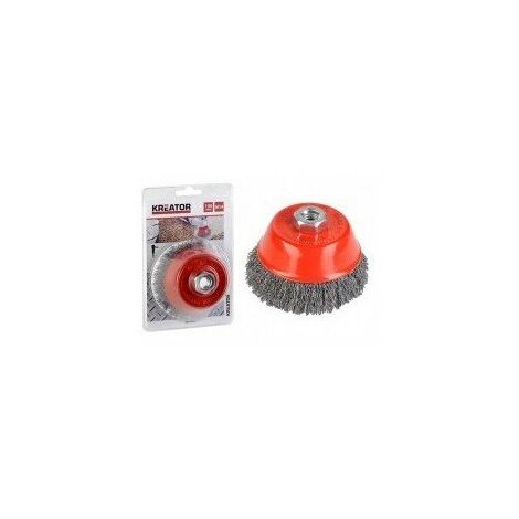 Brosse Métallique Rotative Soucoupe ø 100 Mm Pour Meuleuse - Kreator (1/3)