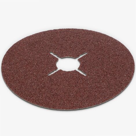 Lot de 5 disques abrasifs 125mm – Grain 80 pour ponçage à sec – Papier corindon – Fixation avec alésage central – Kreator