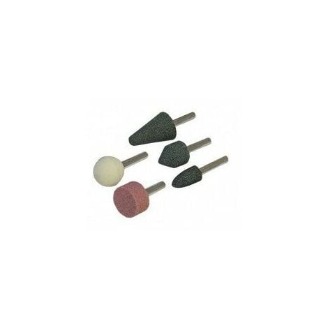 Meules sur tige 6mm assorti 5pcefaigwset5