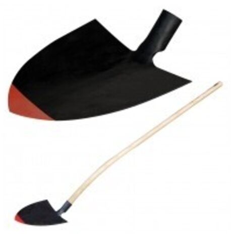 Outifrance – Manche en bois de type Savoie Ø 38mm – Longueur 1350mm – Compatible pelles col de cygne – Outil jardinage robuste (1/2)