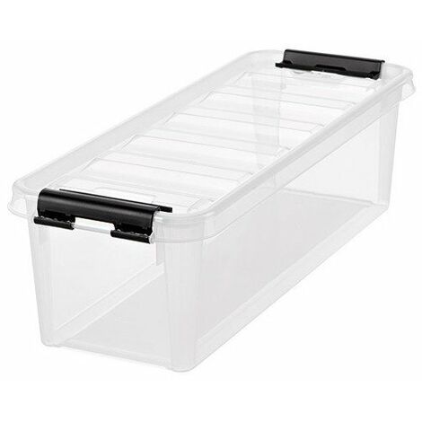 Boîte de rangement 3.5L en plastique durable – Design transparent et empilable – Idéale pour petits outils et accessoires – Orthex Sweden Ab