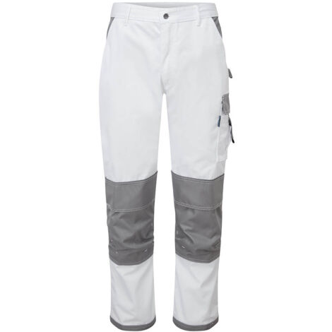 Pantalon Peintre Pro Couleur : Blanc Taille S - Portwest (1/2)