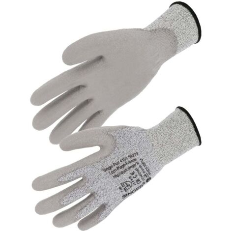 Gant Paume Enduite Pu Indice D - Phd135pu07 14146-07 T7 (sachet De 10 Paires)