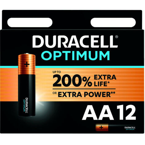 Pile Alcaline AAA - LR3 Duracell Optimum - Blister de 8 sur