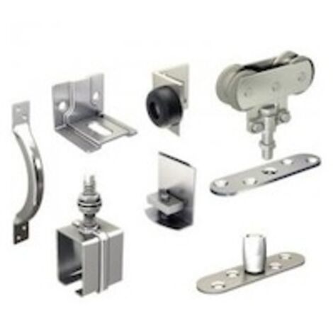 Kit Rail Coulissant Mantion 3530 Garniture Porte Coulissante 80kg, Rail 1,5m - Mantion (1/2)
